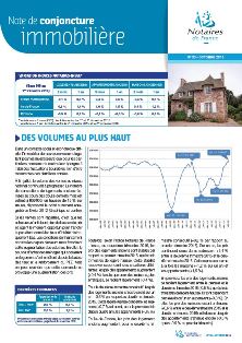 Note de conjoncture immobilière nationale