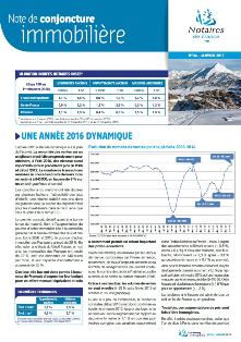 Note de conjoncture immobilière nationale